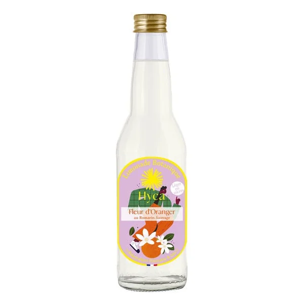 Limonade fleur d'oranger au romarin sauvage 33cl