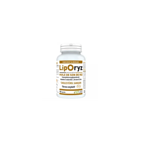 Liporyz - Régulation du cholestérol - 180 capsules