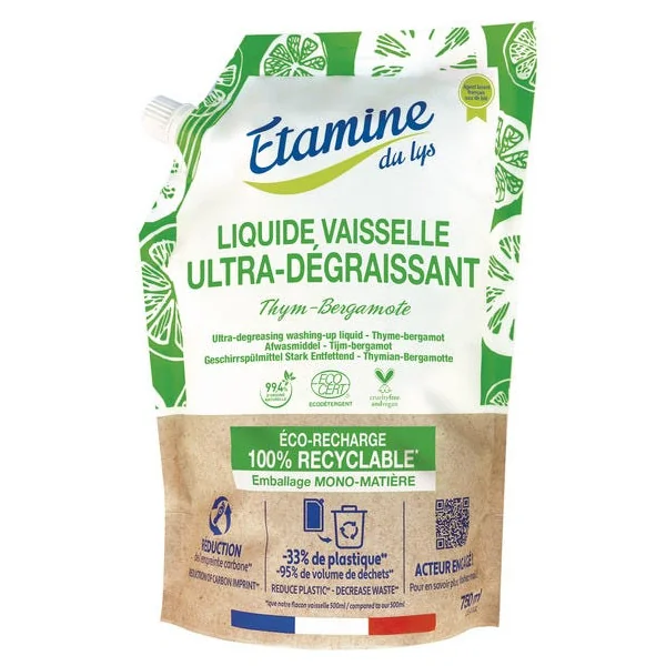 Liquide vaisselle bergamote thym 750ml