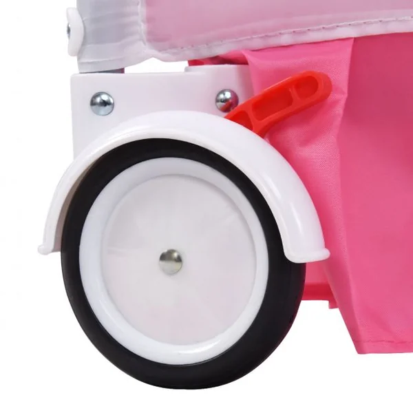 Lit bébé parapluie pliant lit de voyage pour bébé 2 niveaux muni de moustiquaire de yourte et porte-couche