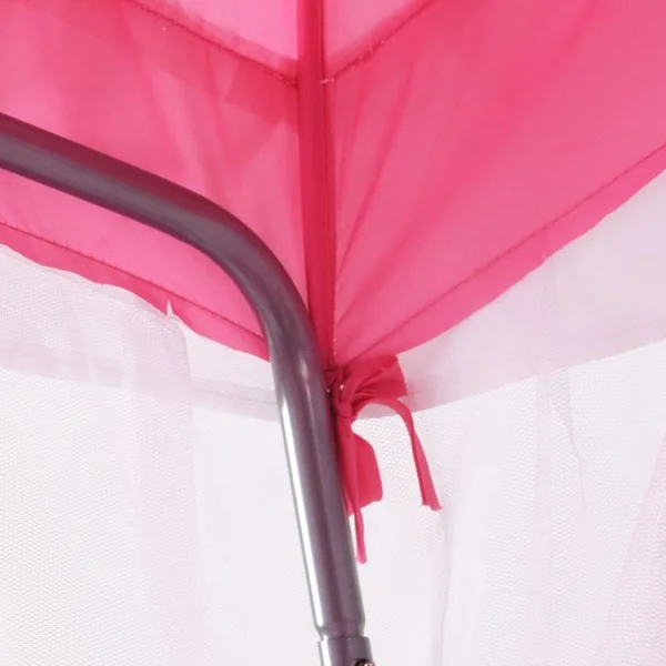 Lit bébé parapluie pliant lit de voyage pour bébé 2 niveaux muni de moustiquaire de yourte et porte-couche