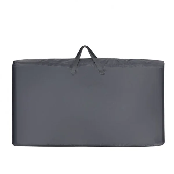 Lit Bébé Parapluie pour Voyage 2 en 1 avec Sac de Transport Hauteur Réglable en Tissu+fer+aluminium 97x70x85cm Gris
