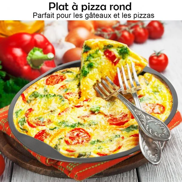 Lot de 10 Moules à Pâtisserie Anti-adhésif Sans Pfoa Ensemble D'ustensiles de Cuisson Polyvalent en Acier Carbone