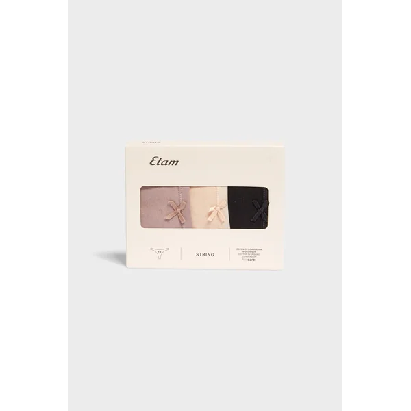 Lot de 3 strings en coton