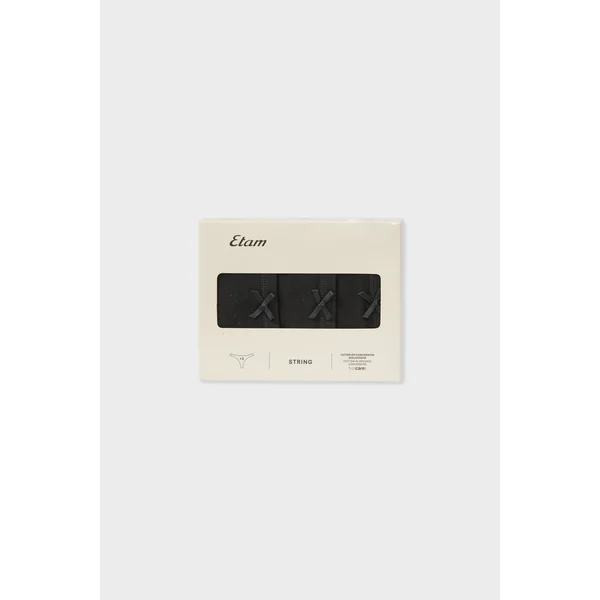 Lot de 3 strings en coton