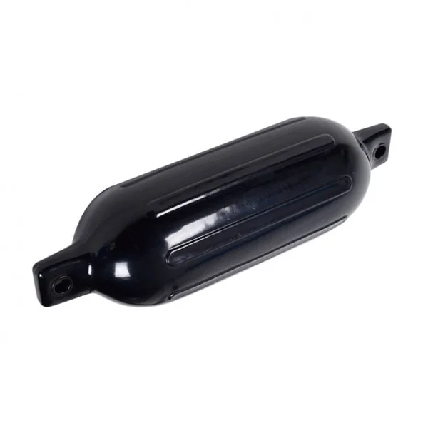 Lot de 4 Pare-battages pour Bateau Ensemble de 4 Pare-battages de 500g Anti-UV 2 Trous en PVC, 40x11,5cm (Lxl), Noir