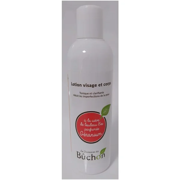 Lotion visage tonique et clarifiante