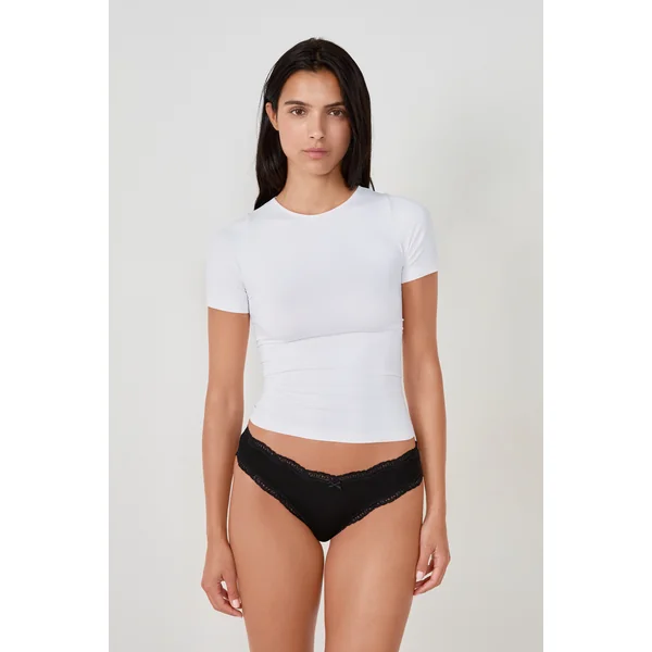 Lots de 3 culottes en coton et dentelle