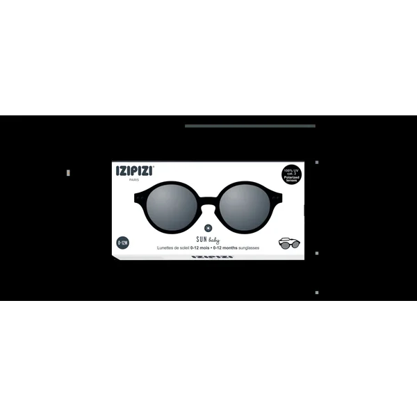Lunettes de soleil Izipizi Sun Baby # Black - Soins Bébé Naturels & Produits Maman Après Naissance