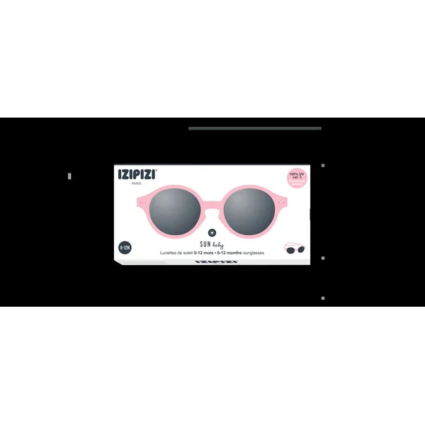 Lunettes de soleil Izipizi Sun Baby # pastel pink - Soins Bébé Naturels & Produits Maman Après Naissance