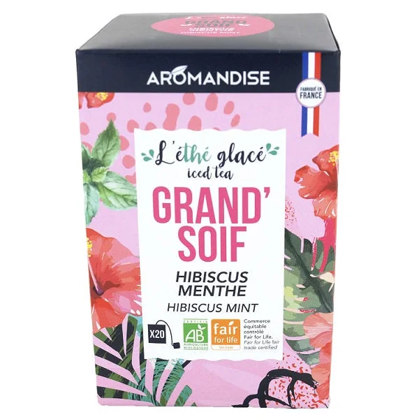 L'Éthé Glacé Grand' Soif hibiscus menthe 20x2g