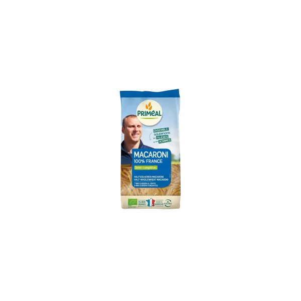 Macaroni demi-complets origine France - 500g