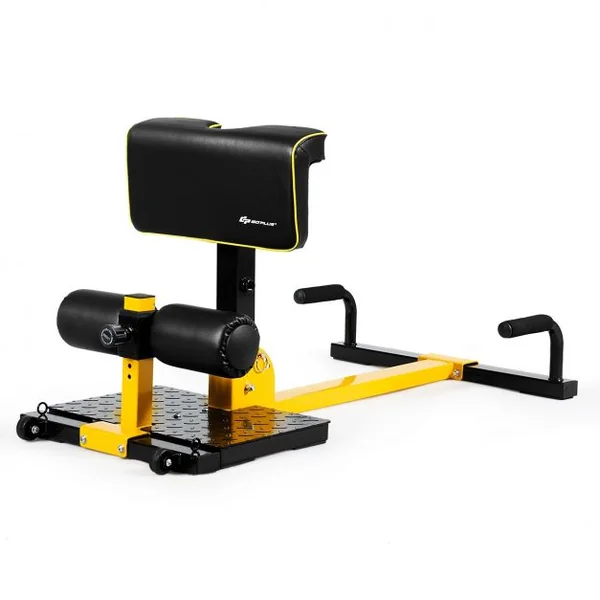 Machine de Gymnastique 8 en 1 pour Abdominaux et Jambes 11 Réglages de Hauteur Capacité de Support 120kg en Métal