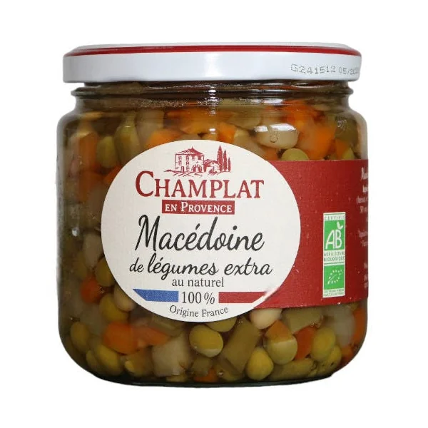 Macédoine de légumes 240g net égoutté