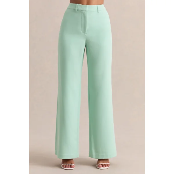 Malou | Pantalon tailleur en sauge