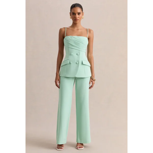 Malou | Pantalon tailleur en sauge