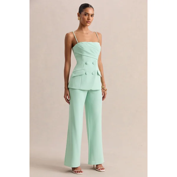 Malou | Pantalon tailleur en sauge