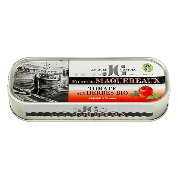 Maquereaux filets tomate herbes 169g