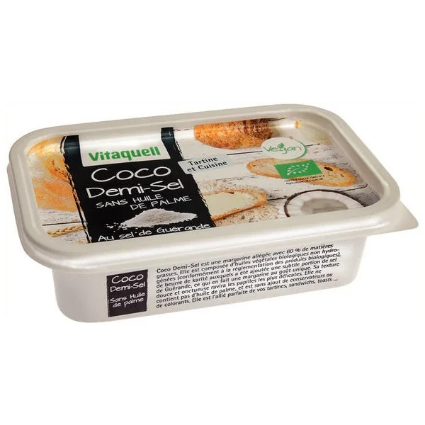 Margarine coco demi-sel sans huile de palme 250g
