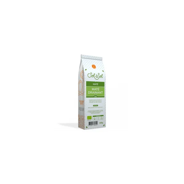 Maté drainant thé vert citron - 100g