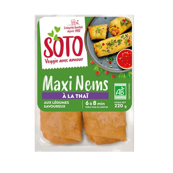 Maxi nems à la Thaï (2) 220g