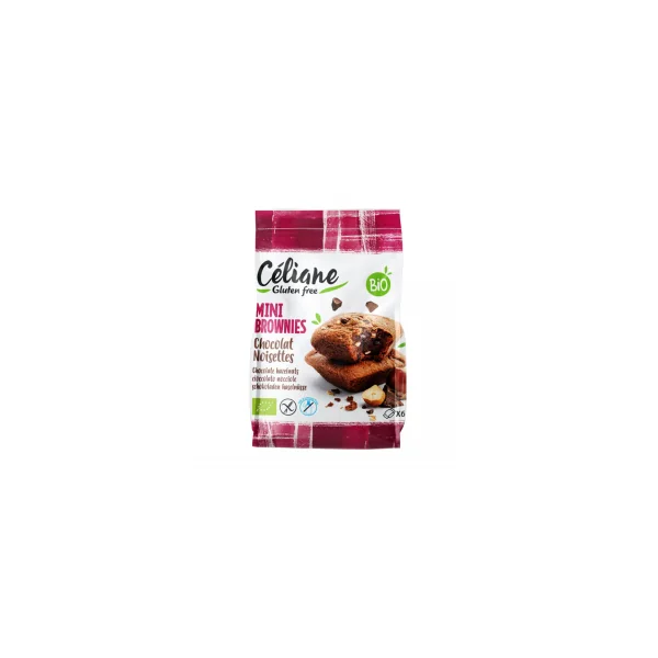 Mini brownies bio et sans gluten - Chocolat noisette - 170g