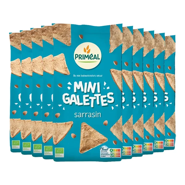 Mini galettes au sarrasin bio - 10x100g