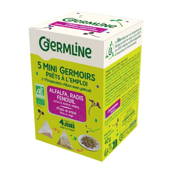 Mini germoir alfalfa radis fenouil (5) 40g