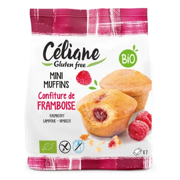 Mini muffin fourré framboise (7) 200g