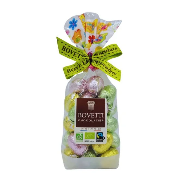 Mini œuf chocolat lait fourré (25) 200g