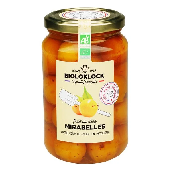 Mirabelles au sirop 200g net égoutté