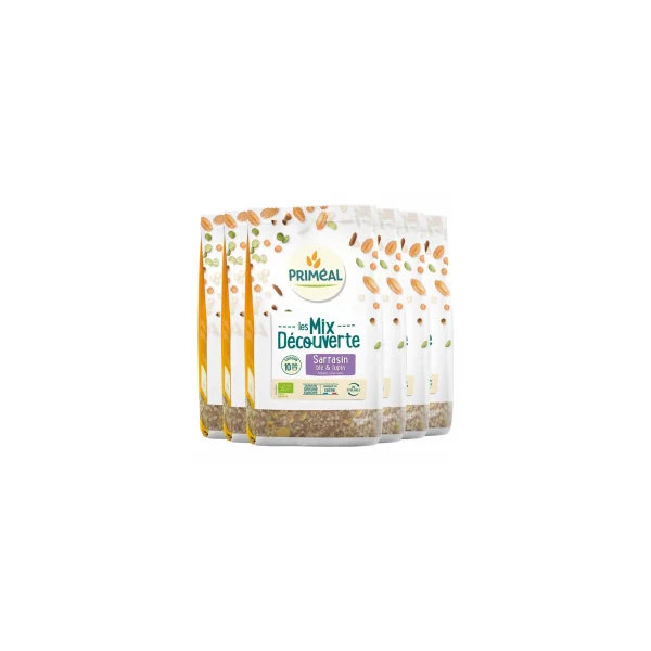 Mix découverte au blé, sarrasin et lupin - Lot de 6x400g