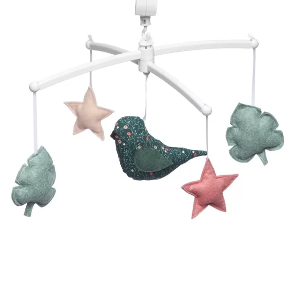 Mobile Oiseau fleurs Pouce et Lina - Soins Bébé Naturels & Produits Maman Après Naissance