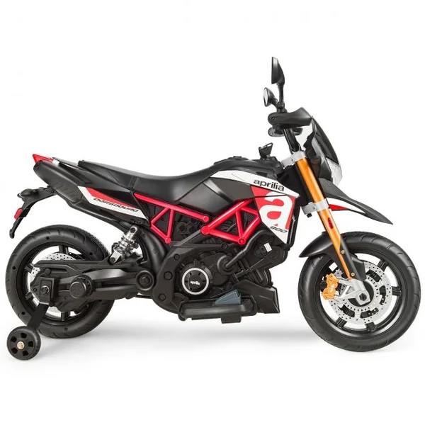 Moto Electrique pour Enfants 12V avec Lumières LED Musique MP3 Roues Antidérapantes 37-95 mois