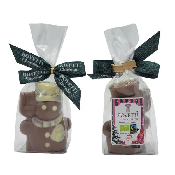 Moulage bonhomme neige chocolat lait 45g