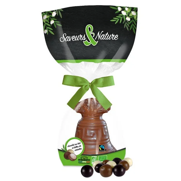 Moulage cloche chocolat au lait 60g