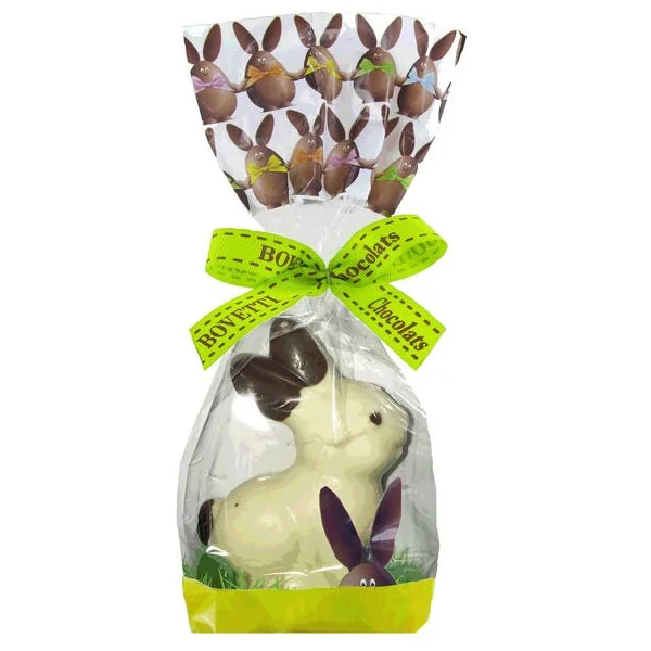 Moulage lapin au chocolat blanc 40g