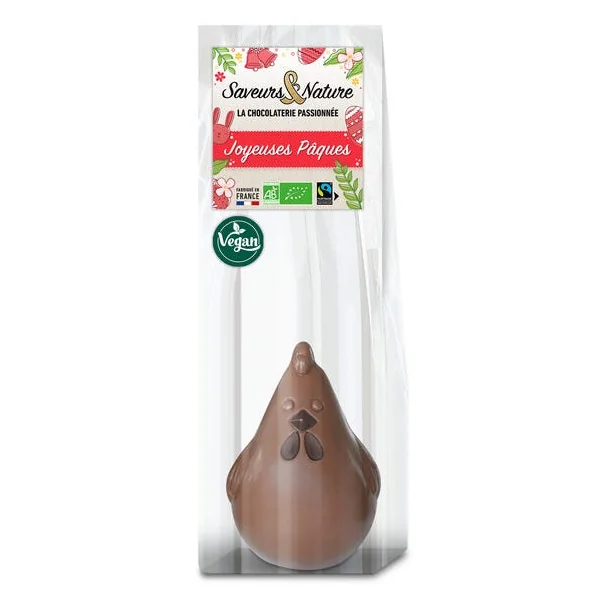 Moulage poule chocolat vegan 60g