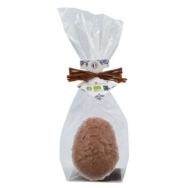 Moulage œuf noisette chocolat lait 65g