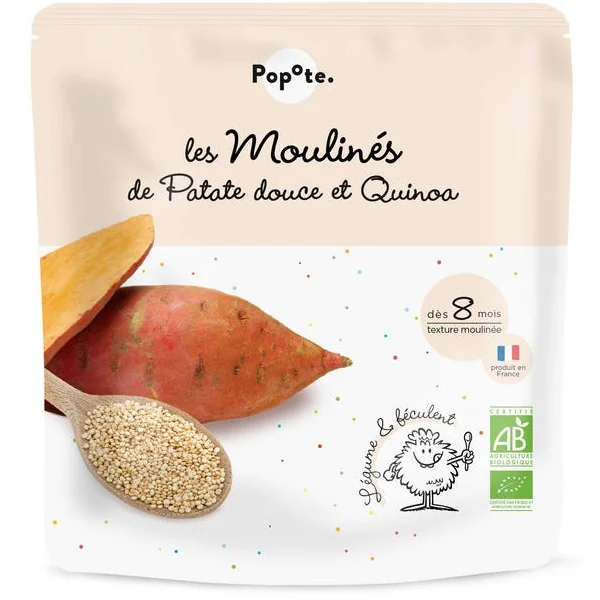 Mouliné Patate douce Quinoa doypack 180g