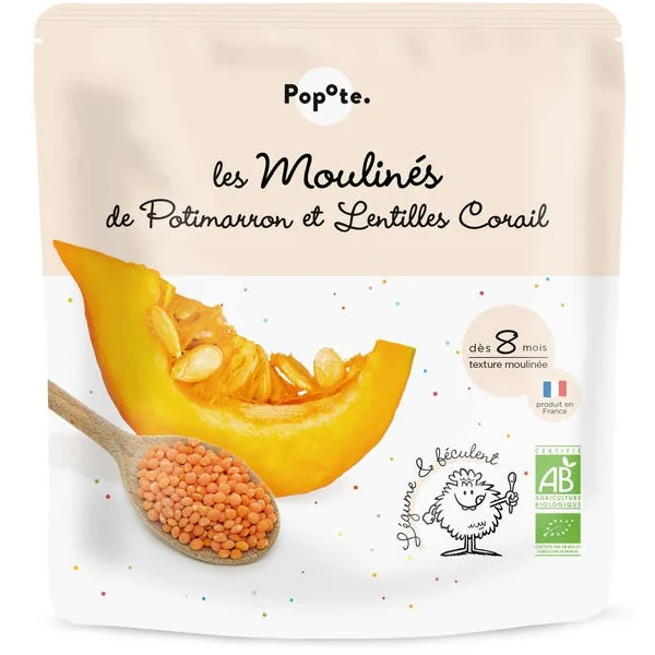 Mouliné Potimarron Lentille Corail doypack 180g