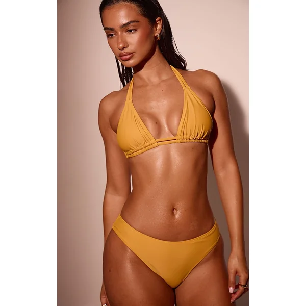 Moutarde Bas De Bikini Tanga