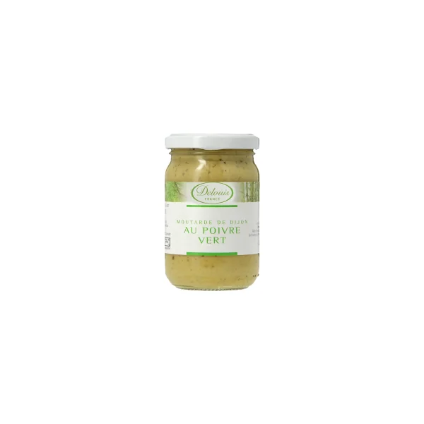 Moutarde bio au poivre vert - 200g