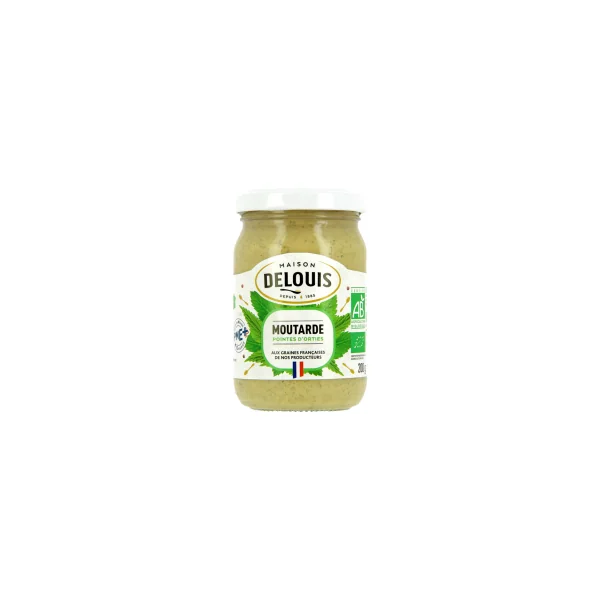 Moutarde bio aux pointes d'orties - 200g