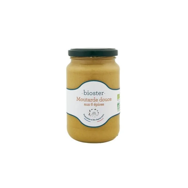 Moutarde douce 6 épices 350g