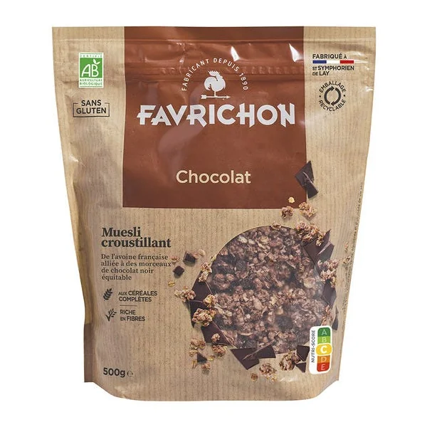 Muesli croustillant chocolat 500g
