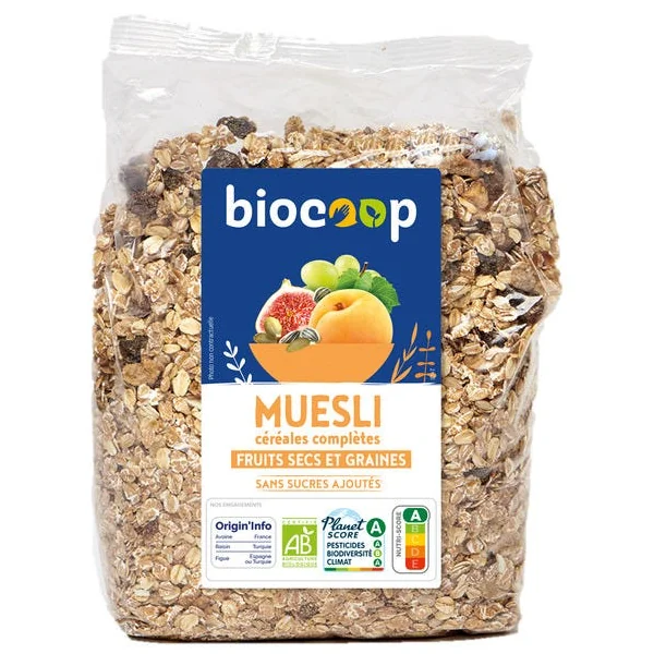 Muesli graines et fruits secs 1kg