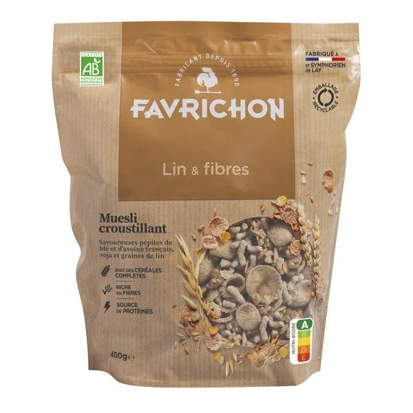 Muesli lin & fibres 400g