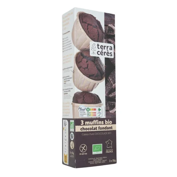 Muffin chocolat fondant (3) 165g