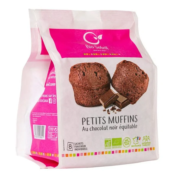 Muffin chocolat noir 224G